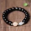 Ébano cuentas antiguas DIY pulsera elegante tamaño 8*9*19 pulsera decorativa rosario para hombres y mujeres