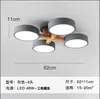 Luz de techo para sala de estar, elegante luz minimalista nórdica creativa estilo madera natural para dormitorio, iluminación VV Taiwán, estilo moderno minimalista