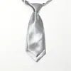 Corbata Pequeña Doble de Color Sólido Estilo Coreano para Mujer Negro vino tinto Camisa Corta Profesional Corbata para Uniforme Escolar Infantil