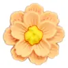 Flores Coloridas Adesivos de Borracha Macia 3D Decorações Planas para Capas de Celular Papelaria Acessórios de PVC 3D Acessórios para Joias DIY