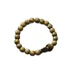 Pulseras Creativas de Sándalo Verde, Pulseras de Cuentas de Buda de Sándalo, Diseño de Nicho, Pulseras Apilables Personalizadas de Estilo Budista Étnico, Venta al por Mayor