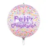 Nuevo Globo 4D de 22 Pulgadas Tridimensional de Cumpleaños Papel de Aluminio Película de Aluminio Artículos de Decoración para Fiesta de Cumpleaños Boda Venta al por Mayor Transfronteriza
