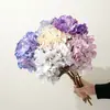 Flores de Hortensia Artificiales de Colores Otoñales Transfronterizos para Decoración del Hogar y Bodas, Ramo de Novia, Flores de Hortensia Artificiales Occidentales
