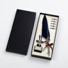 Traje de pluma de pavo real para pluma estilográfica, pluma de pluma, caja de regalo, base retro tallada, regalos creativos personalizados para empresas al por mayor