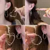 Set de 4 Pares de Aretes de Aro Lisos Multicapa con Forma de Círculo Ondulado, Corazón y Retorcido Estilo Nuevo 2026 Aretes de Alta Gama