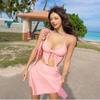 Bikini de Tres Piezas de Estilo Coreano Ins para Verano 2026 Traje de Baño para Mujer