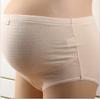 Pantaletas de algodón para mujeres embarazadas, venta al por mayor directa de fábrica, nuevas, de cintura ajustable, con corteza arrugada, alta elasticidad