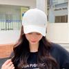 Nueva gorra de béisbol con visera para mujer de primavera y verano, protección solar, protección solar, cara de mujer, letras pequeñas, exterior, casual, transpirable