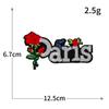 Parche Bordado con Lentejuelas para Computadora, Bordado Trendy con Logo de Letra, Adhesivo sin Costura, Ropa Zapatos DIY, Insignia Aplique