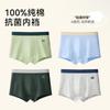 Roupa Íntima Infantil Algodão Puro Tipo A Algodão Adolescentes Tamanho Grande Boxer Masculino Meninos Crianças Grandes Quatro Cantos Respirável Sem Apertar as Nádegas