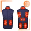 Chaleco calefactor con zona de carga inteligente 11, chaleco calefactor, chaleco calefactor eléctrico, ropa acolchada de algodón, ropa calefactora, ropa acolchada de algodón