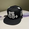 Boné Hip-hop Transfronteiriço Marca de Moda Boné de Aba Reta Boné de Baseball Feminino Primavera Verão Boné de Aba Reta Coreia do Sul Chapéu Hip-hop Masculino