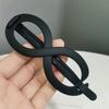 Tocado de clip esmerilado temperamento femenino parte trasera de la cabeza clip para el cabello moda horquilla de 8 palabras hebilla para el cabello de cola de caballo horquilla material PC
