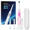 Escova de Dentes Elétrica Adulto Modelo a Pilha Seca À Prova d'Água DuPont Várias Cores Disponíveis Venda por Atacado de Fábrica Personalizado Comércio Exterior Mais Vendido