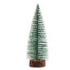 Mini adornos de árbol de Navidad flocados con agujas de pino de cedro, decoración creativa para el hogar, escritorio, pequeños regalos de Navidad al por mayor