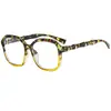 Nuevas Gafas Poligonales de Moda Transfronterizas para Mujer, Monturas de Moda Unisex Europeas y Americanas con Patas Únicas tipo Bambú M6294