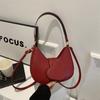Bolso de Moda Simple de Alta Textura Estilo Coreano Combinable Bolso de Mujer 2023 Invierno Nuevo Nicho Personalizado Bandolera Bolso de Mano