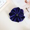 Diademas de Terciopelo de Colores en Rojo, Verde y Azul, con un Estilo de Celebridad de Internet de Alta Gama y Nicho, Accesorios para el Cabello Retro Coreanos de Moda