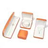 Caja de joyería estilo antiguo de cuero sintético de alta gama Ermacheng, modelo universal con bandeja interior intercambiable, caja de embalaje de joyería de terciopelo premium