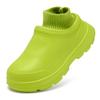 Zapatos de Cocina de Caña Alta Transfronterizos para Mujer, Antideslizantes, Impermeables, de Terciopelo, Zapatos Ligeros de Enfermera, Zapatos de Trabajo Especiales Casuales para Hombre con Suela Suave