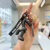 Nuevo Mascota 2026 Año del Caballo Seleccionado Bolso Negro Fresco Caballo Colgante Llavero Regalo