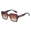 Óculos de Sol Retrô de Armação Grande Transfronteiriços para Mulheres, Óculos de Sol de Moda Personalizados, Óculos Anti-UV, Itens da Moda Quentes no Atacado