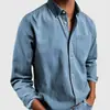 Otoño 2024 Nuevo Comercio Electrónico Transfronterizo Nueva Estación Independiente de Amazon Camisas de Manga Larga para Hombre Nuevas Blusas para Hombre