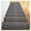 Alfombrilla para Escalones de Pasillo Antideslizante Resistente a la Abrasión Pegatina de Piso Autoadhesiva Cepillada Aislamiento Acústico y Reducción de Ruido Alfombrilla para Peldaños de Escalera