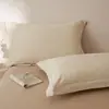 Fundas de almohada jacquard 100% algodón, paquete de 60 unidades, un par de fundas de almohada para adultos de algodón puro, modelo nuevo 2026, fundas de almohada de lujo ligero para uso doméstico