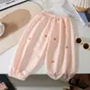 Calça Infantil Verão Estilo Fino 2026 Estilosa Unissex Estilo Verão para Bebê Roupa Infantil Roupa de Verão Versátil Estampada Calça Repelente de Mosquitos