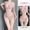 Nuevo Sexy Traje de Tres Puntos de Encaje de Lin Linyi, Femenino Pecho Pequeño, Lencería de Pura Pasión, Archivo Abierto Caliente y Apasionado 2056