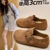 Nuevos Zapatos Birkenstock Retro de Primavera y Otoño para Mujer, Modernos, que Aumentan la Altura, Versátiles, Zapatos de Pareja, Zapatos Perezosos para Hombre, Mocasines de Suela Gruesa