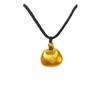 Collar con colgante de celebridad de Internet del mismo estilo Fat Fu para mujer, ligero, de lujo, elegante, de alta calidad, con cierre de cuerda negra, cadena para clavícula.