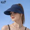 8222 Nuevo Sombrero de Sol de Verano para Mujer Sombrero de Sol para Exteriores Ala Ancha Banda para la Cabeza Sombrero de Paja Estilo Coreano Moda Sombrero de Copa Hueco