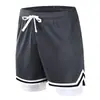 Shorts Masculino Shorts Largos Treinamento Esportivo Shorts de Basquete Colete Masculino Fitness Verão Secagem Rápida Corrida Não Acima do Joelho