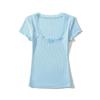 Camiseta de manga corta con cuello cuadrado y encaje de verano Pure Desire para mujer, top ajustado estilo ballet con lazo de especias dulces