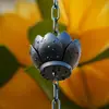 Nueva Cadena de Lluvia de Flor de Ocho Pétalos Villa de Templo Aleación de Aluminio Cadena Guía de Agua Cadena de Lluvia para Edificios Antiguos Canalón de Drenaje