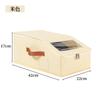 Gorra de Béisbol Amazon Transfronteriza Caja de Almacenamiento con Ventana Visual Ropa Interior de Tela con Tapa Cesta de Almacenamiento Plegable Multipropósito