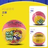 Baloncesto de goma alta elasticidad resistente al desgaste para jardín de infantes, estudiantes de primaria y secundaria, pelota de entrenamiento para principiantes 3-4-5-7 en stock al por mayor