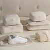 Tela de Memoria Viaje Transfronterizo Almacenamiento Juego de Seis Piezas, Organizador Impermeable para Ropa y Artículos de Tocador, Almacenamiento de Compresión Portátil Expandible