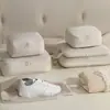 Bolsas de Almacenamiento de Viaje de Tela de Memoria Imitación de Explosiones Transfronterizas Set de 6 Piezas Traje Bolsa de Almacenamiento Sub-paquete Ropa Equipaje Bolsa de Viaje