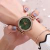 GUOU GUOU elegante cinturón de acero Reloj de mujer Exquisito diamante de imitación Personalidad Temperamento Moda femenina Cuarzo Simple Reloj de mujer