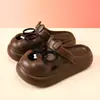 Sapatos Croc Fofos para Meninas, Sola Grossa, Aumentam a Altura, Respiráveis, Sandálias para Uso Externo, Antiderrapantes, Confortáveis, Chinelos Casuais de Praia com Desenhos