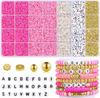 Transfronteiriço 28 Grades 6mm Contas de Argila de Disco de Cerâmica Macia para Miçangas DIY Pulseira Colar Joias Acessórios de Joias Caixa
