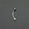 Pérola Acrílico Lábio Unha Anel de Lábio Unha de Língua Unha de Sobrancelha Joias de Piercing Barra Reta Barra Curva Fornecimento Amazon Moda