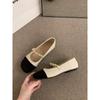Zapatos Planos Suaves Estilo Francés para Mujer, Nuevos Zapatos Mary Jane Retro Estilo Chanel Primavera y Otoño 2025