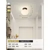 Luminária de Parede para Cabeceira de Quarto, Lustre Estilo Nórdico com Grão de Madeira e Cor Creme, Luminária Decorativa de Abóbora para Sala de Estar, Luminária de Corredor Simples e de Alto Padrão