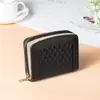 Carteira Nova Feminina Transfronteiriça Curta com Múltiplos Porta-Cartões Porta-Cartão Pequena Fresca Simples Moda Carteira com Zíper Porta-Moedas