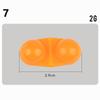 Contas de anel duplo Cartão luminoso Linha Bell Built-in Double Ring Beads Sinal de alarme de pesca Luya Bell Rings