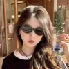Óculos de Sol Cat-Eye de Celebridade da Internet para Mulheres, Estilo Menina Doce e Picante Y2K de Alta Qualidade, Óculos de Sol com Proteção UV para Homens, Óculos de Sol da Moda